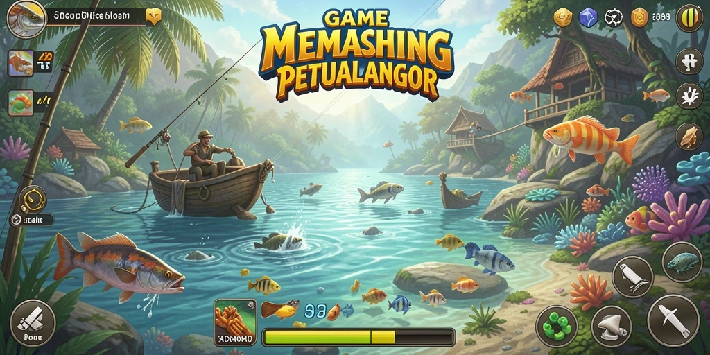 Tangkapan ikan besar di ADAM77 dengan grafis menawan.