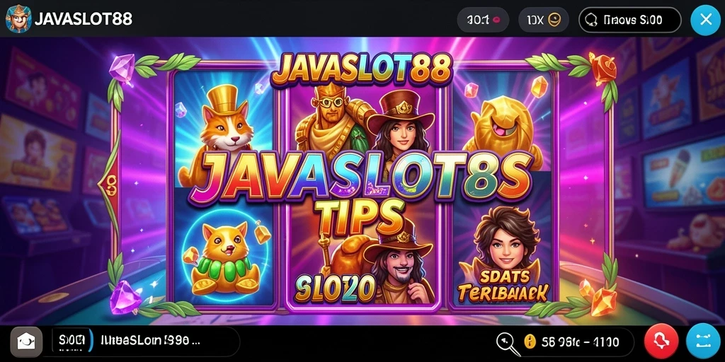 Screenshot menunjukkan gameplay menarik dan seru di JAVASLOT88.