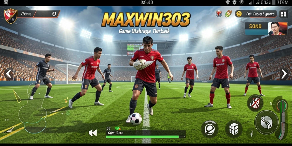 Tangkapan layar gameplay MAXWIN303 yang menampilkan aksi seru olahraga.