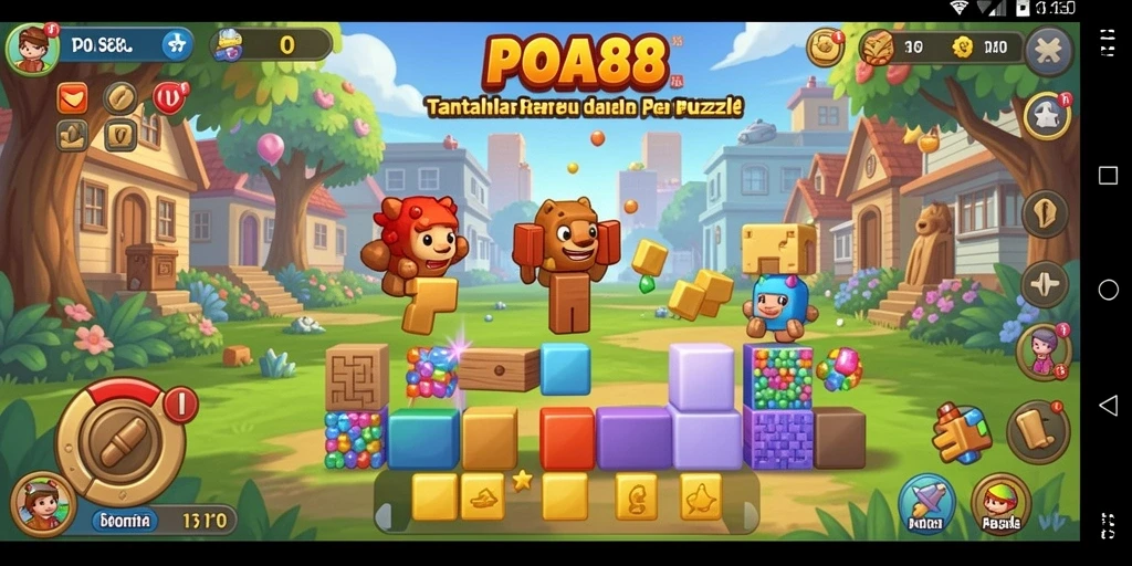 Tampilan menakjubkan dari gameplay POA88 dengan tantangan teka-teki menarik.