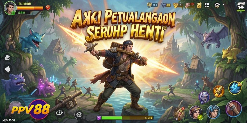 Tampilan seru dari gameplay PPV88 dengan pertarungan aksi yang intens.
