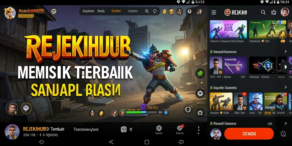 Screenshot gameplay REJEKIHUB dengan koleksi lagu-lagu menarik.