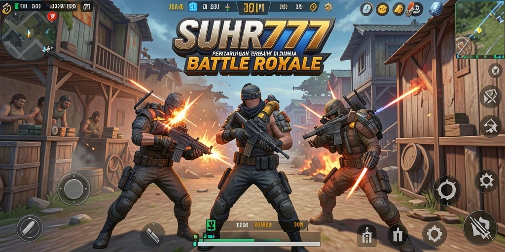 Tampilan pertarungan intens di arena SUHU777 dengan pemain bertahan hidup.